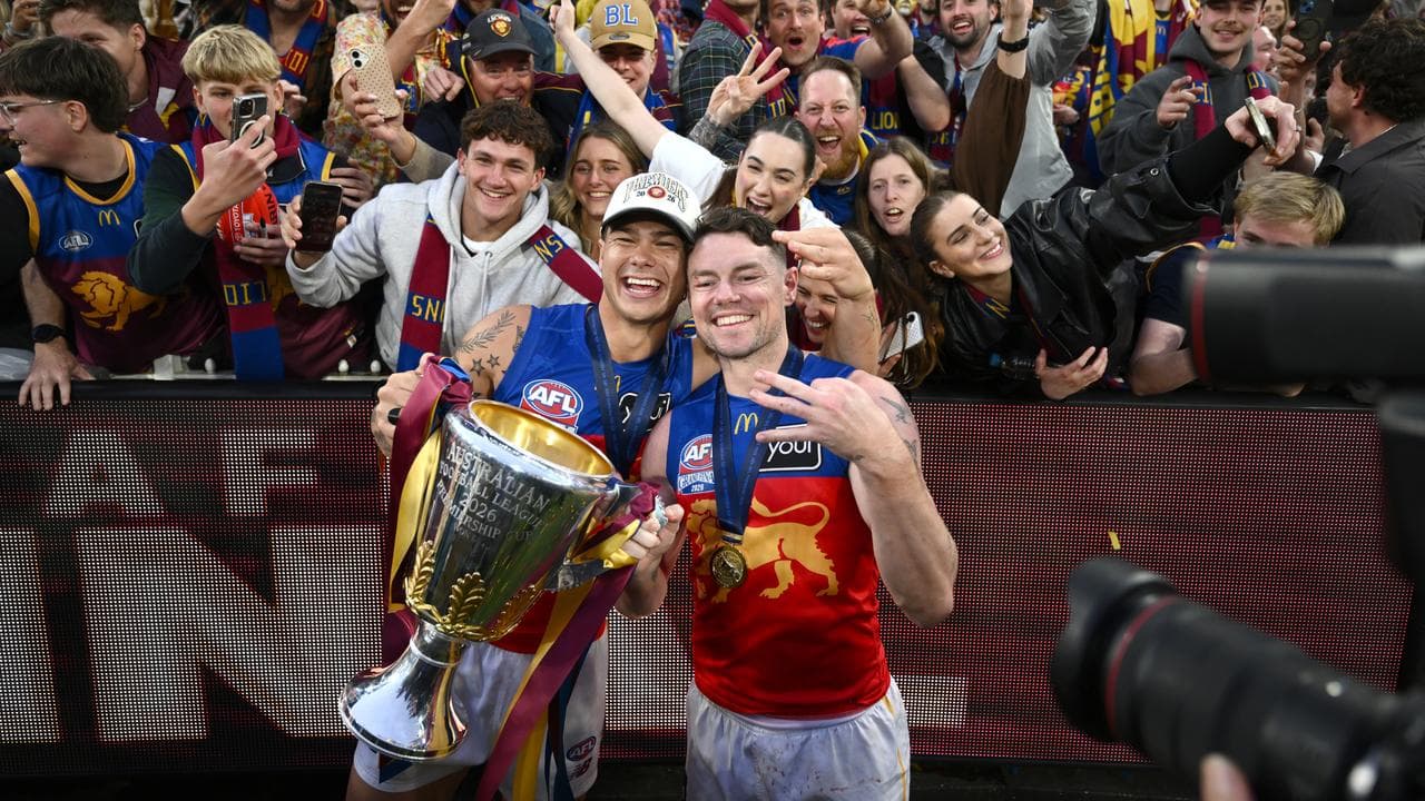 Cam Rayner and Lachie Neale