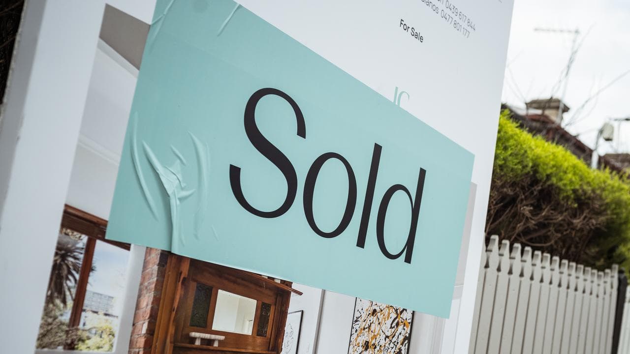 For sale signage in the suburb of Flemington