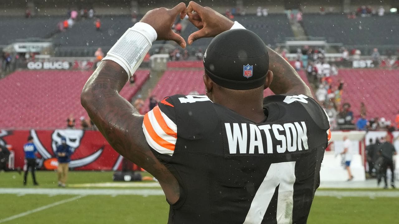 Cleveland quarterback Deshaun Watson