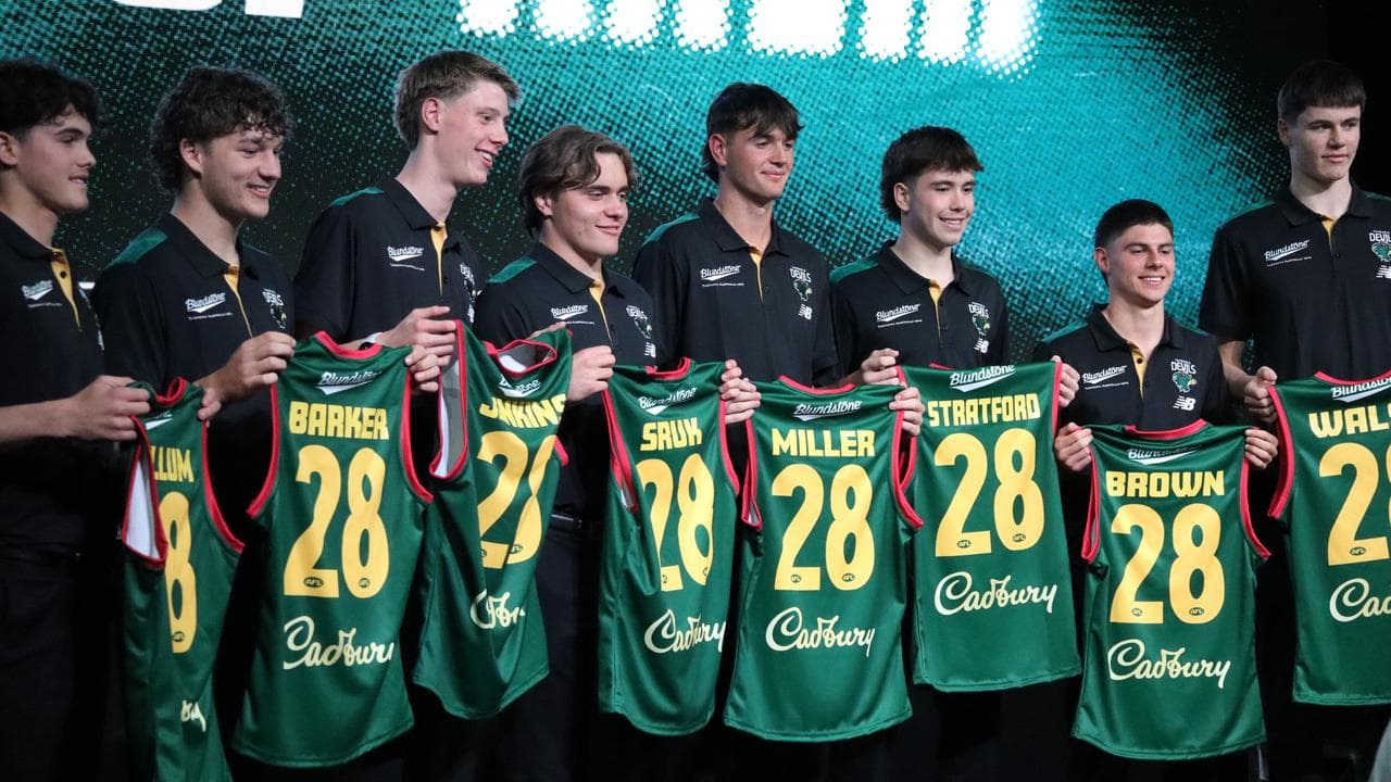 Tasmania's eight first signings.