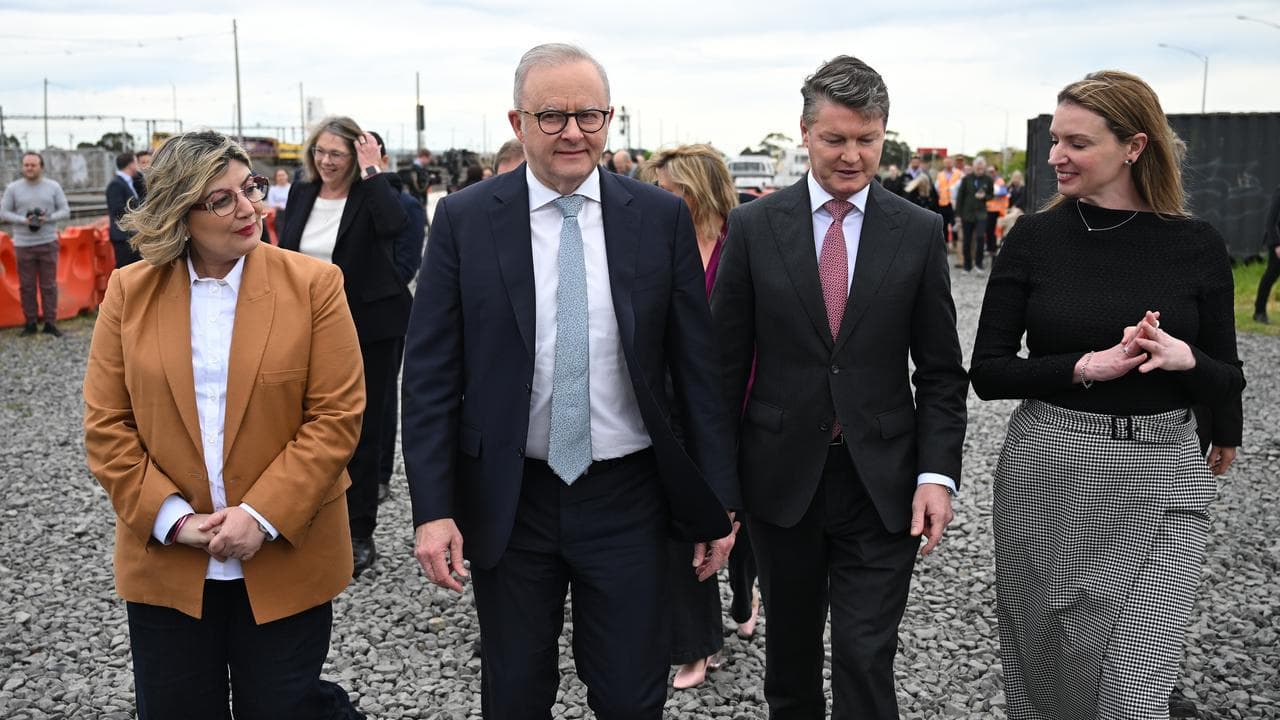 Melbourne rail link.