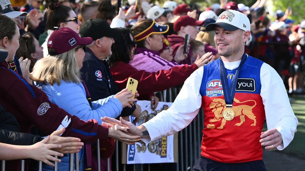 Lachie Neale was a hit with Brisbane fans.