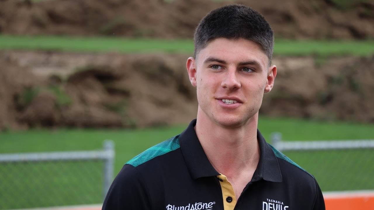 Tasmania Devils signing Angus Brown.