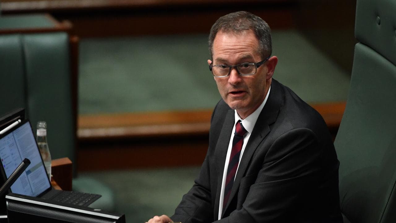 Speaker Andrew Wallace during Question Time in 2022.