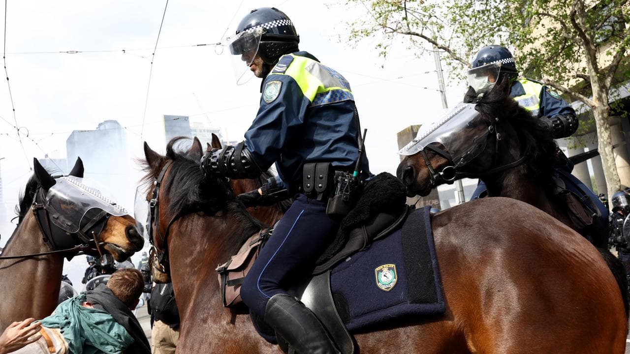 Land Forces protest Melbourne
