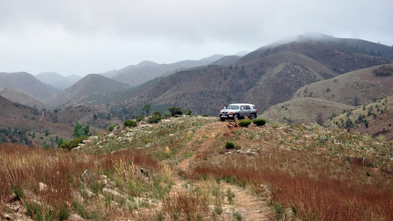 A 4WD on a trail in SA's Flinders Ranges (file image)