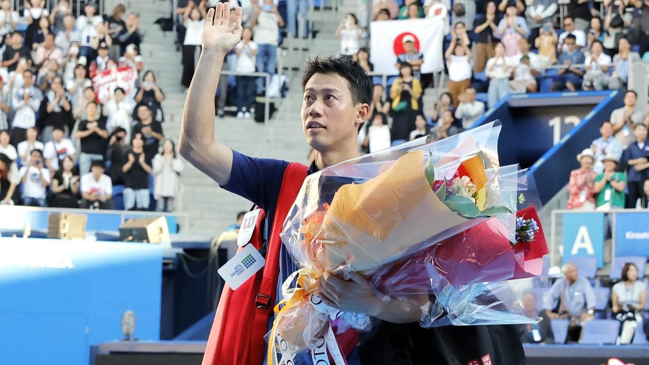 Former US Open finalist and world No.4 Kei Nishikori.