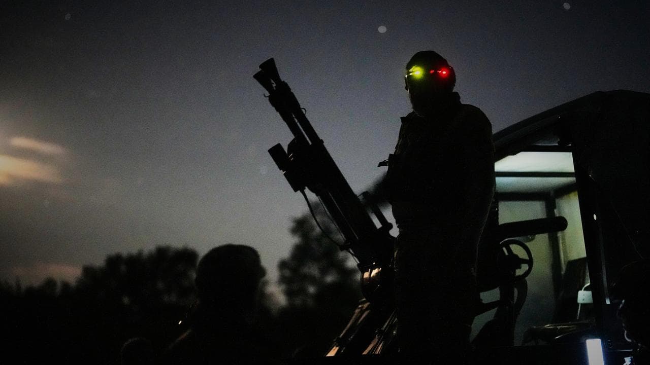 Ukrainian air defence soldier
