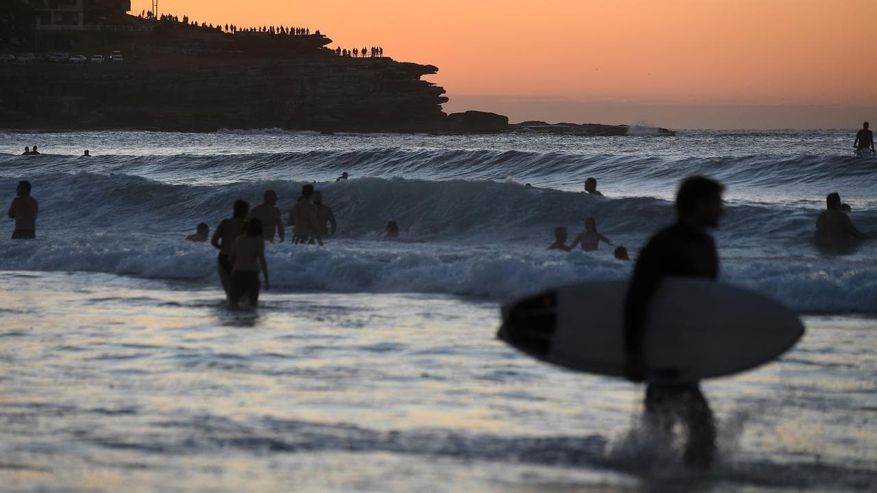 Surfers at Bondi Beach (file image)
