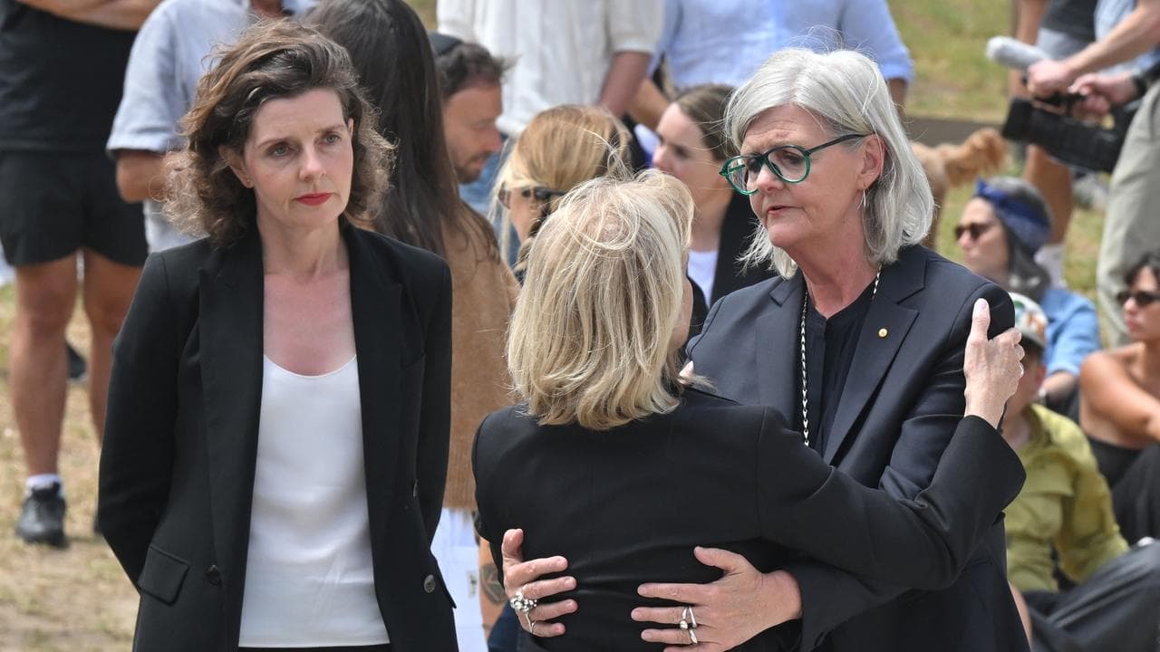 Governor-General Sam Mostyn at a Bondi Beach memorial in December 2025