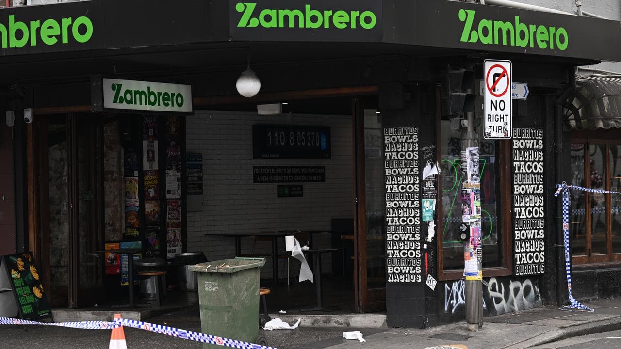The scene of a stabbing