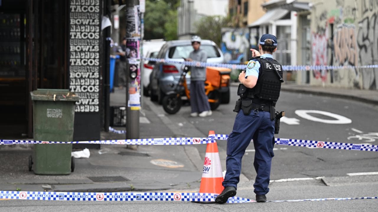 The scene of a stabbing