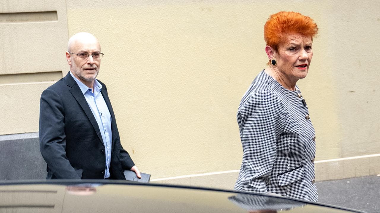 One Nation SA leader Cory Bernardi and Pauline Hanson