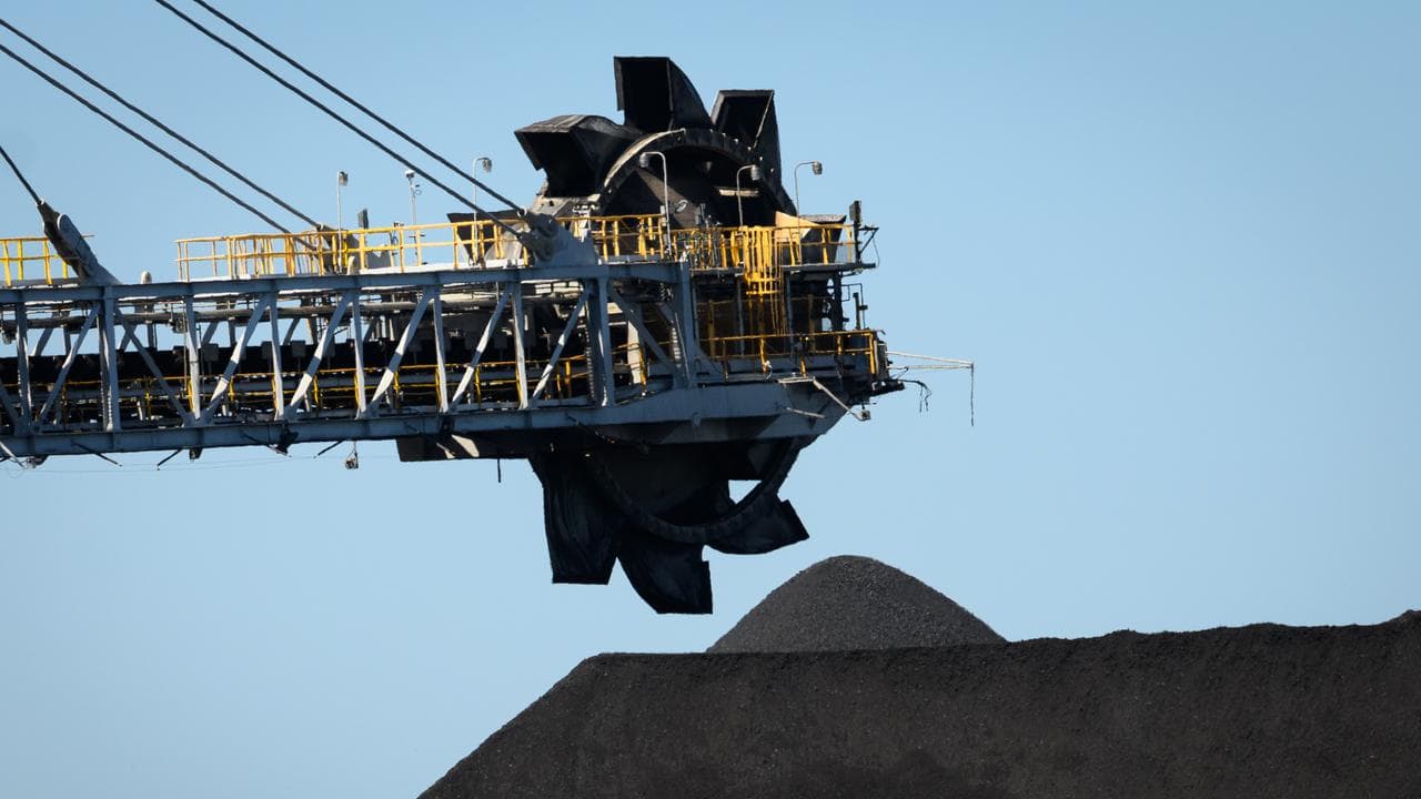 Coal stockpiles (file image)