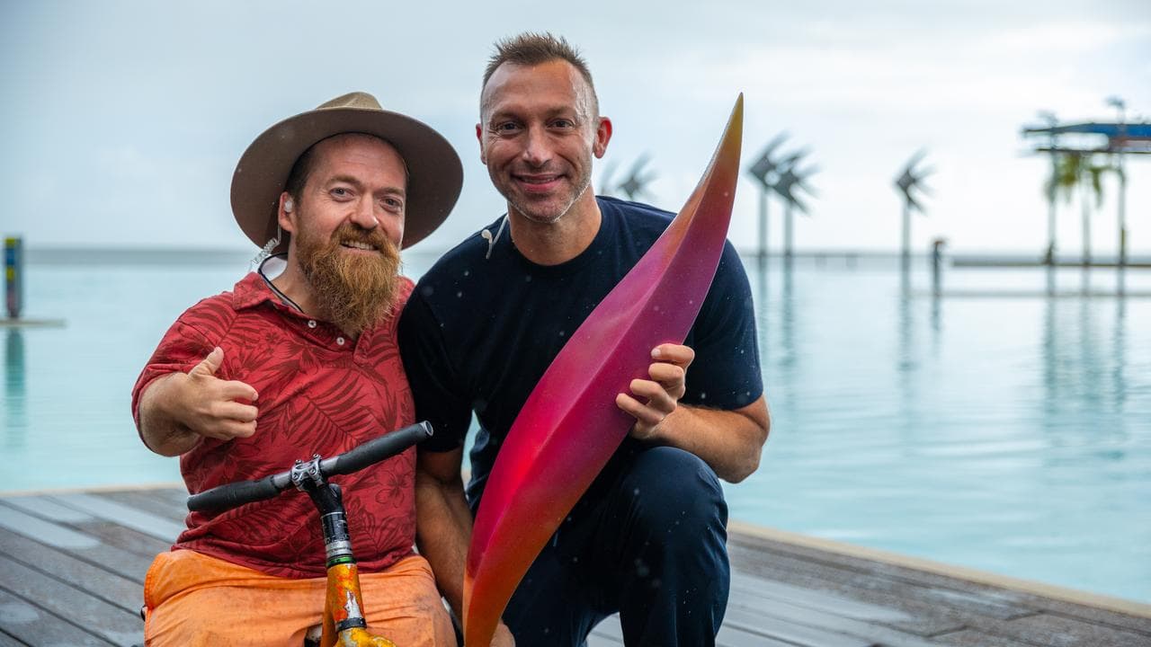 Grant "Scooter" Patterson and Ian Thorpe