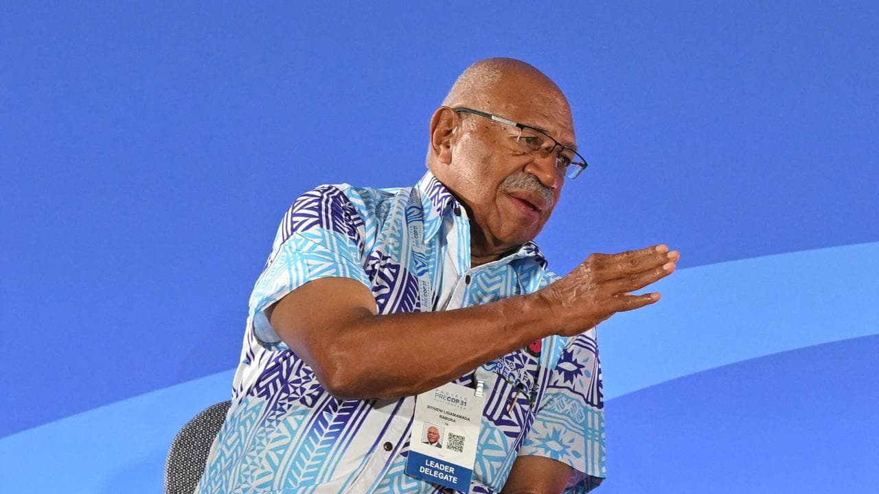 Fiji's Sitiveni Rabuka and Timor-Leste’s Jose Ramos Horta