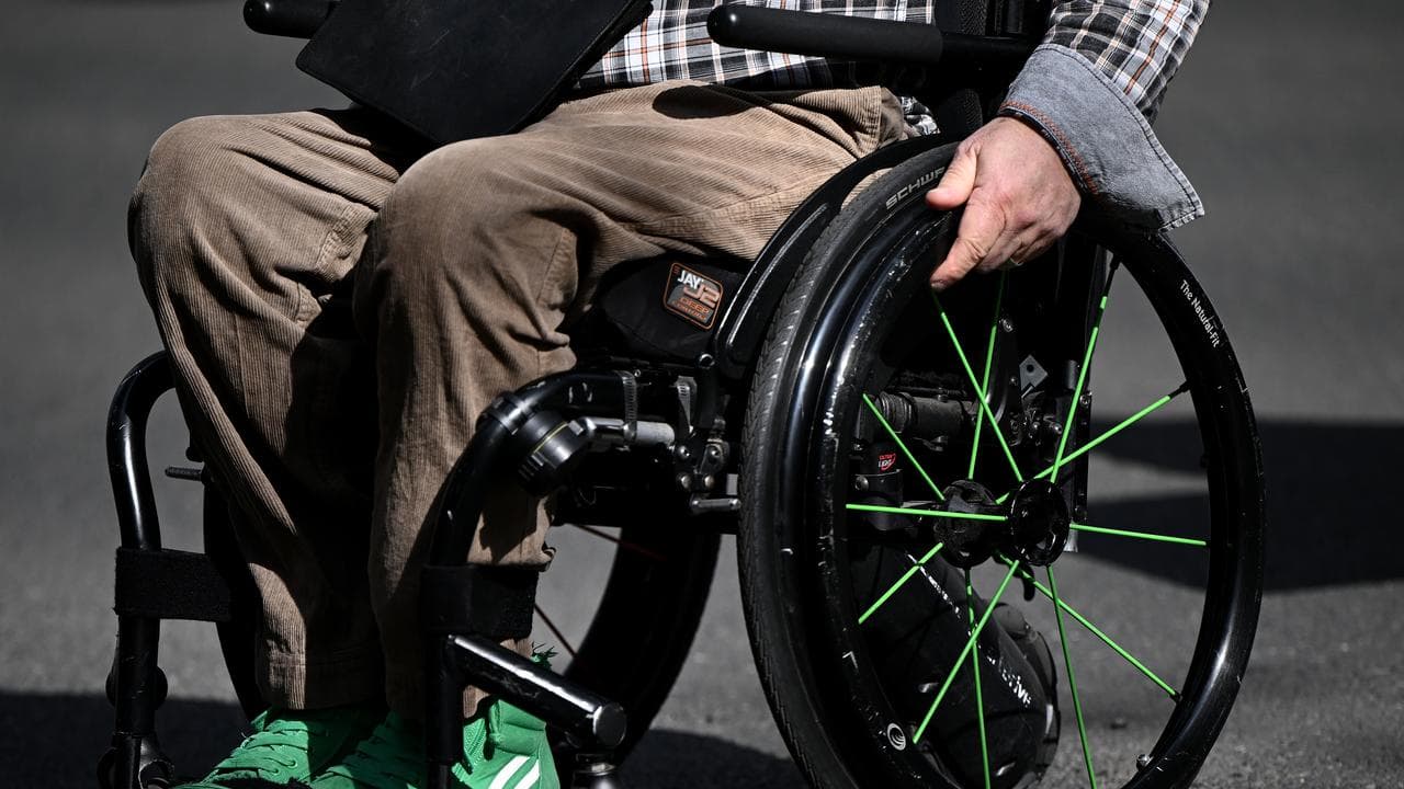 Man in wheelchair
