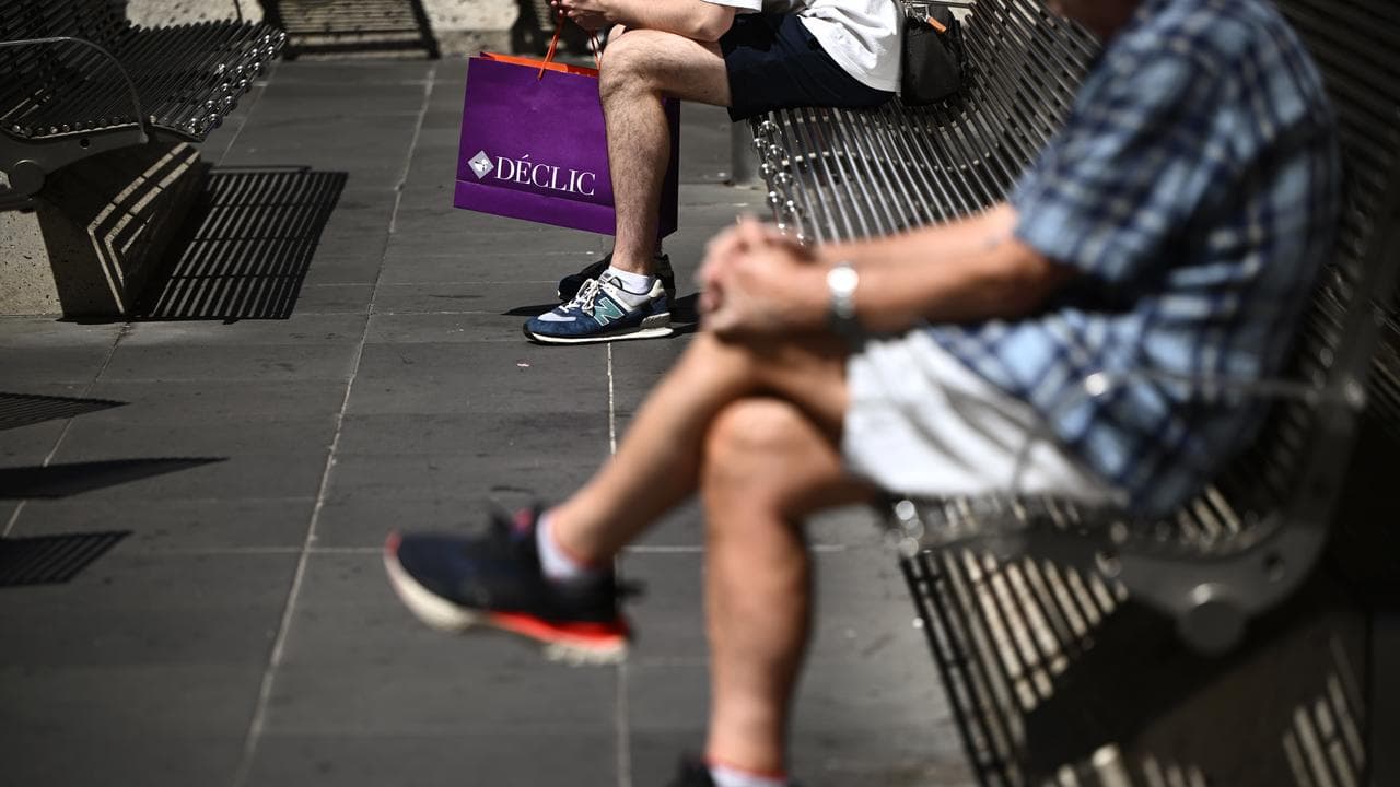 A pedestrian with a shopping bag (file image)