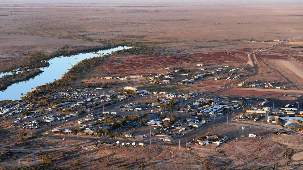 An aerial view of Birdsville (file image)