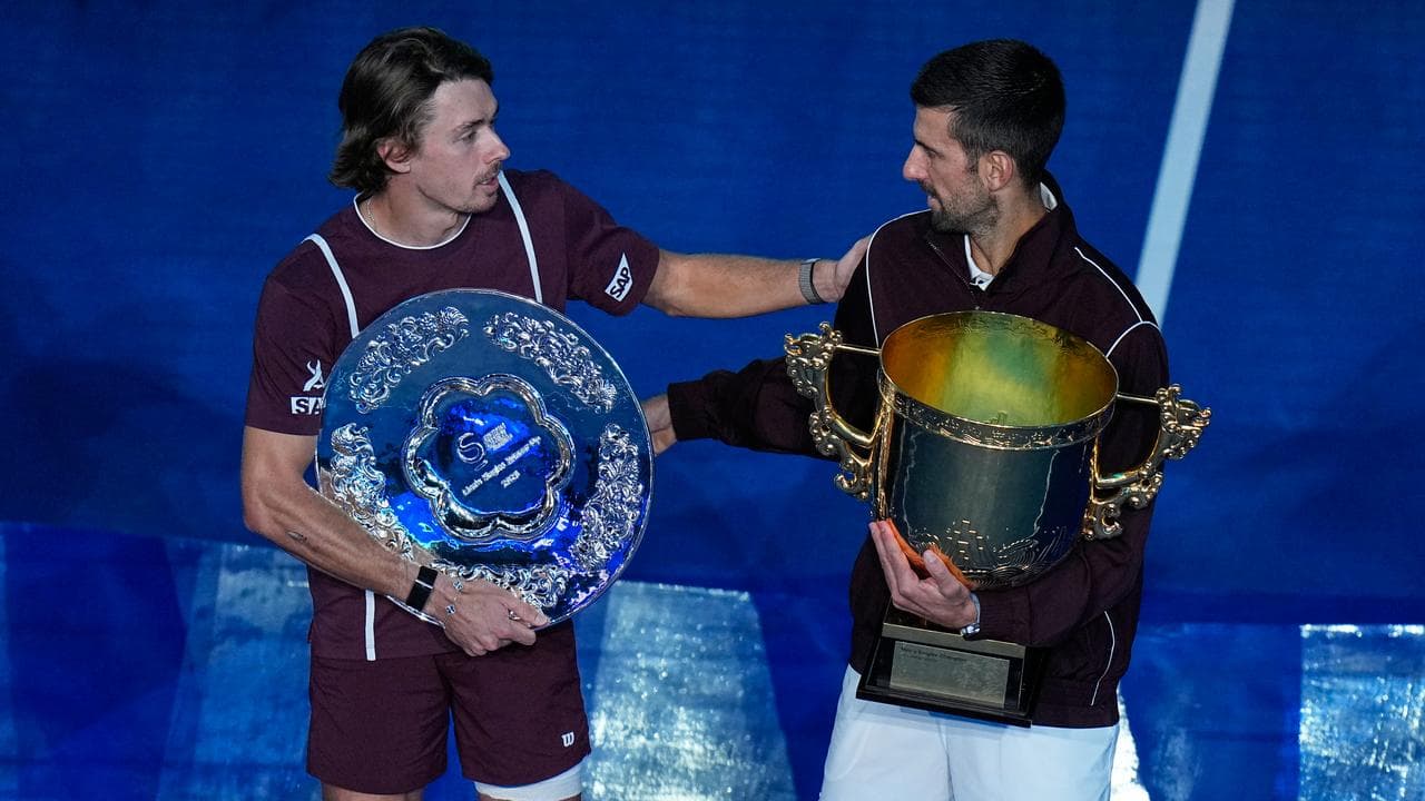 De Minaur and Djokovic