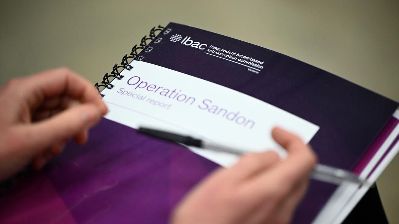 IBAC's Operation Sandon report, released in 2023.
