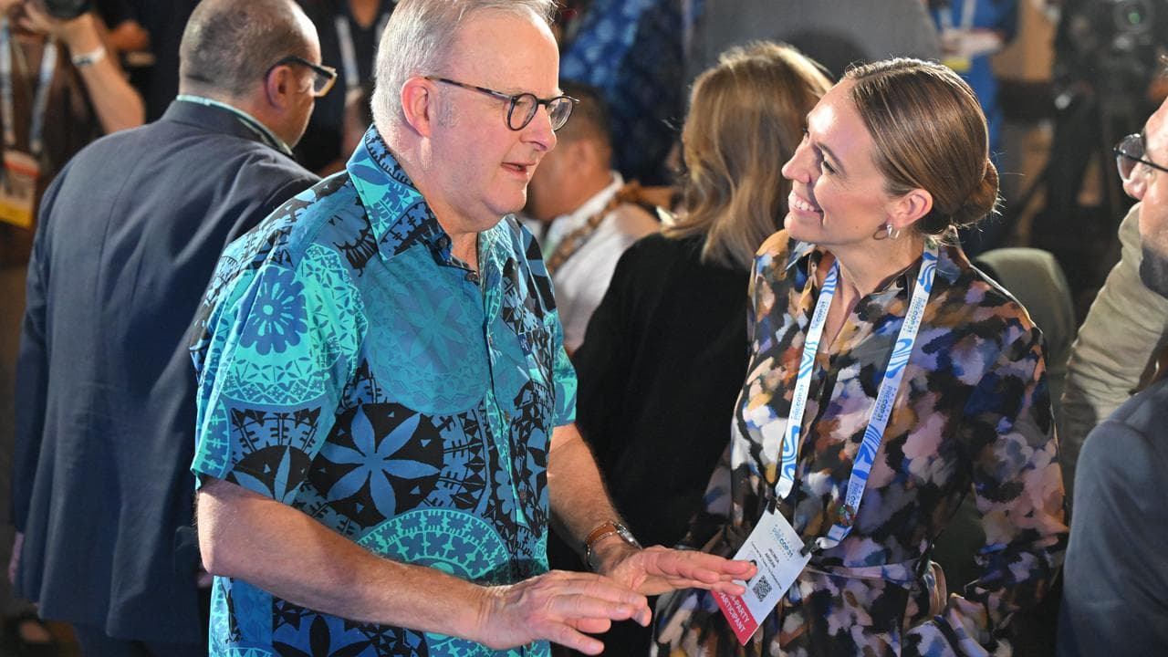 PM Anthony Albanese and New Zealand’s former PM Jacinda Ardern