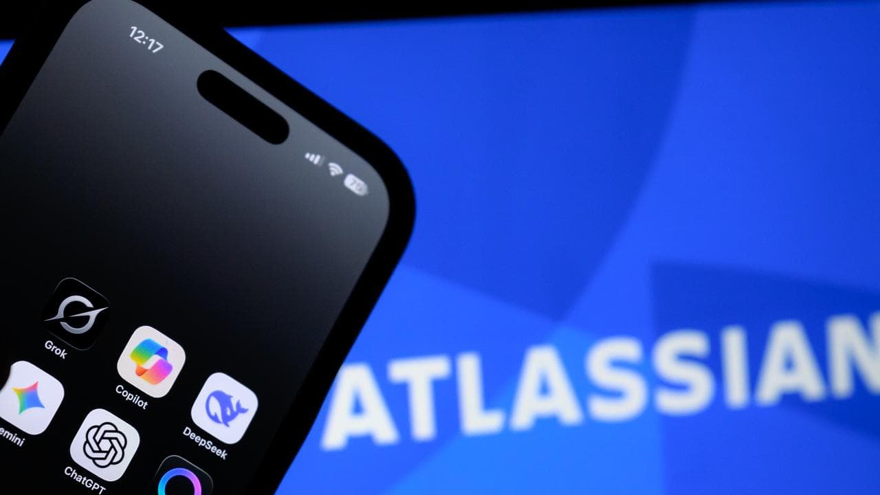 AI apps are displayed on a phone