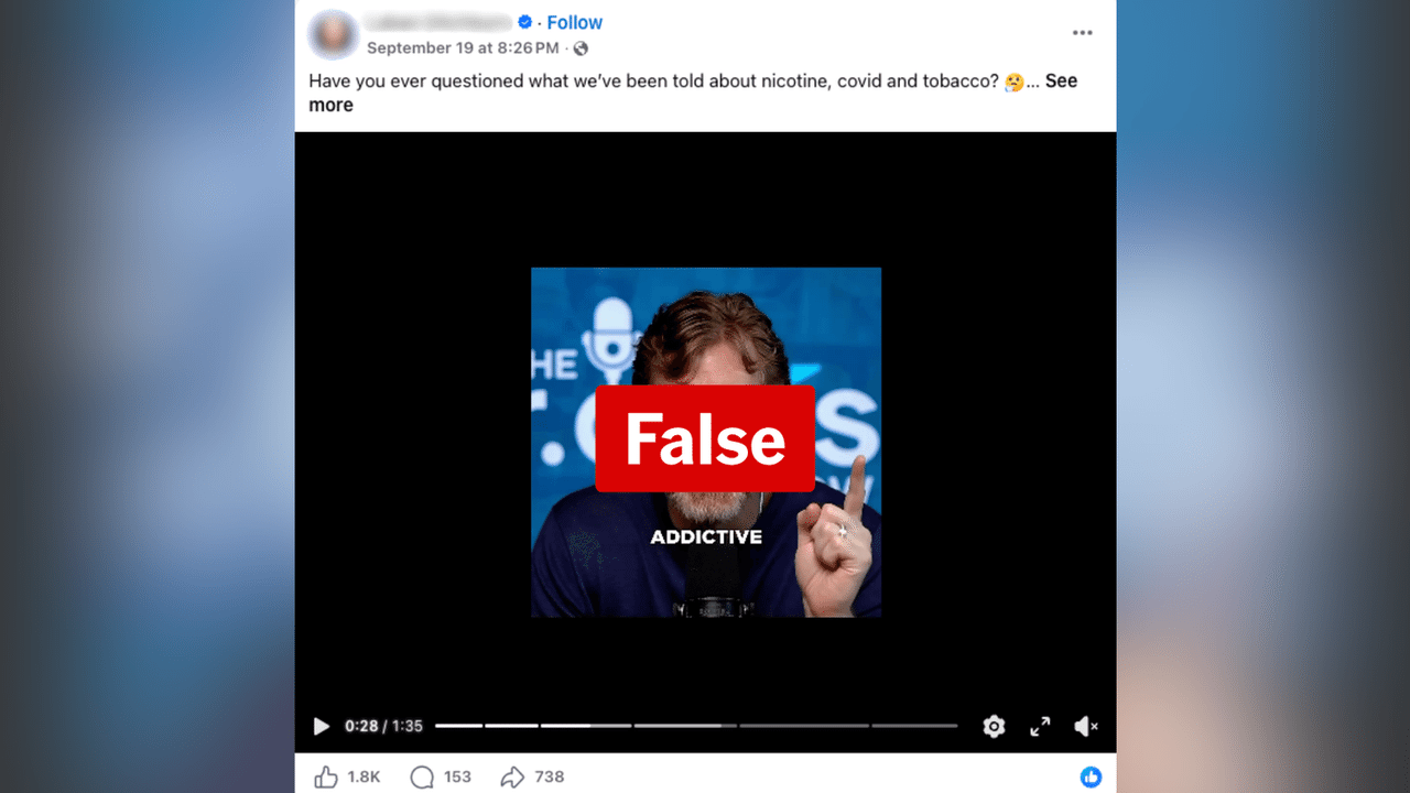 A screenshot of a Facebook post.