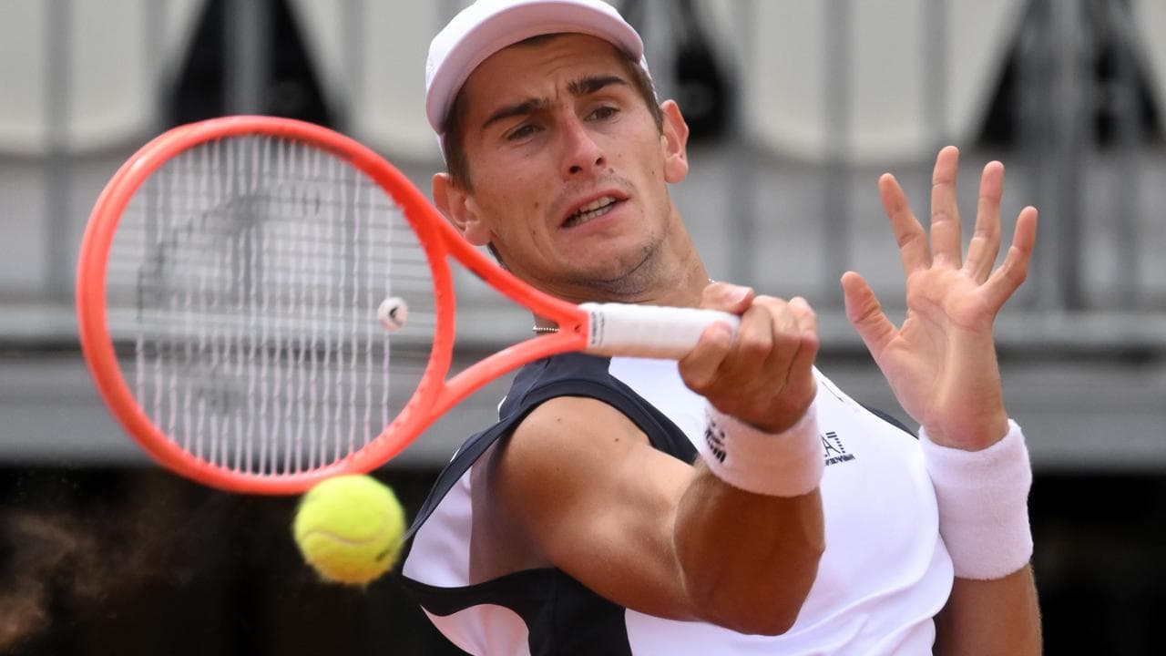 Italy's Matteo Arnaldi proved far too strong for Bernard Tomic.