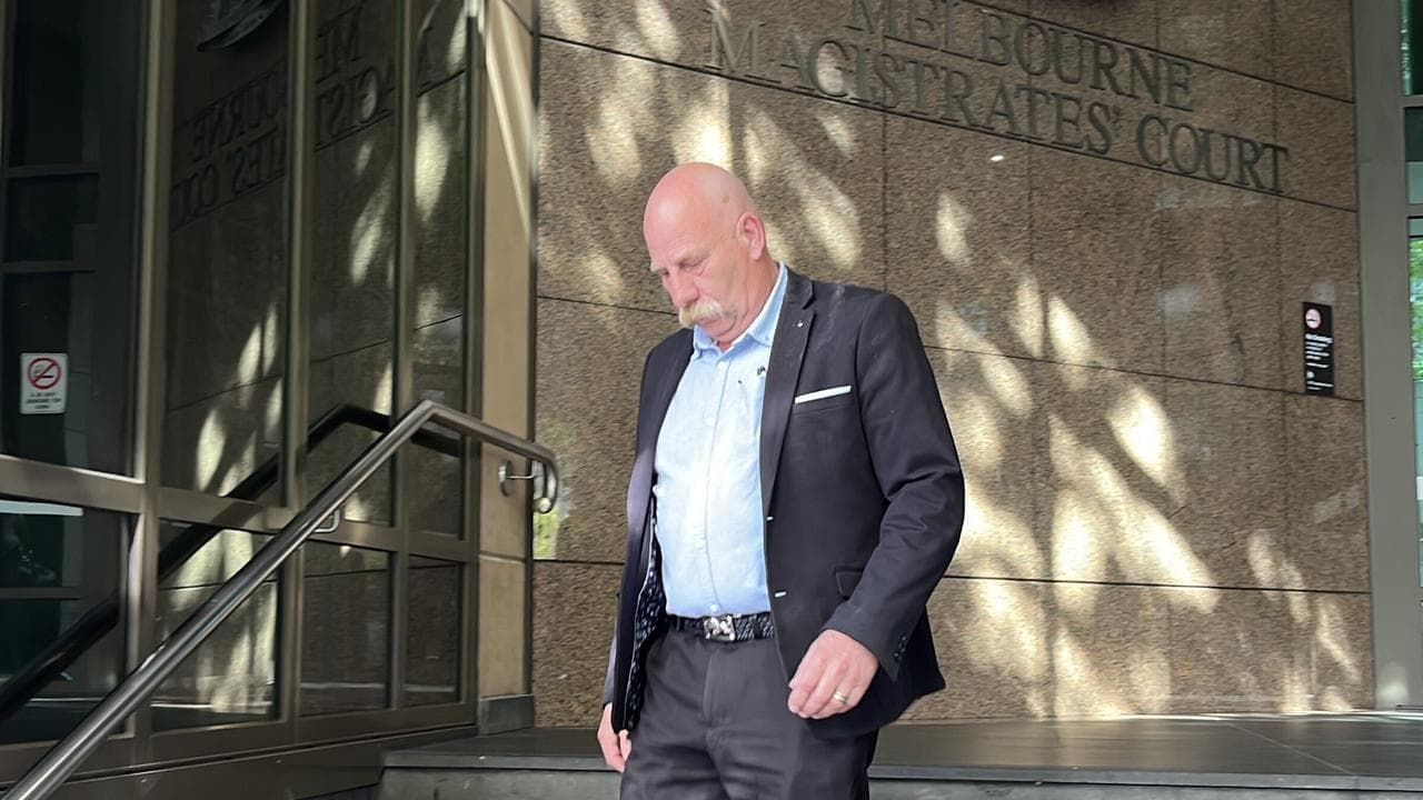 Steven Frederick Deer leaves Melbourne Magistrates Court