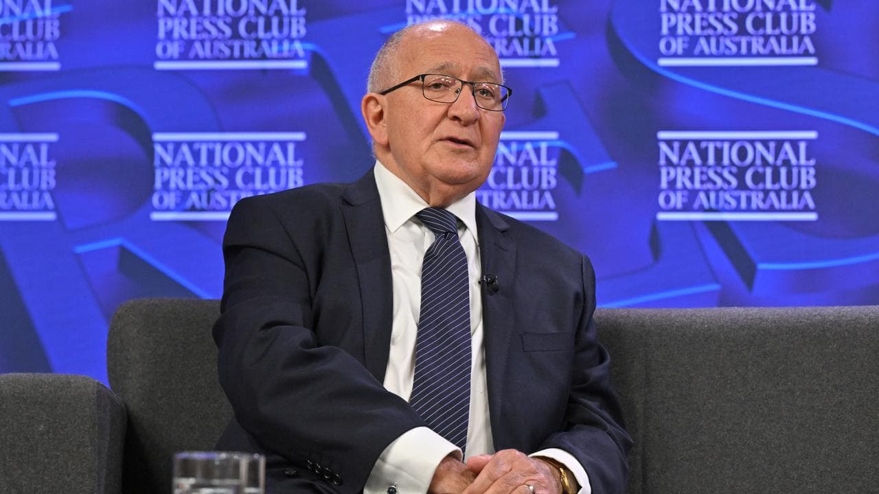 Chris Sidoti at the National Press Club.