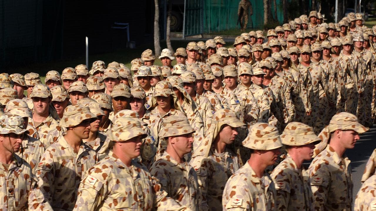 Soldiers leaving for Afghanistan