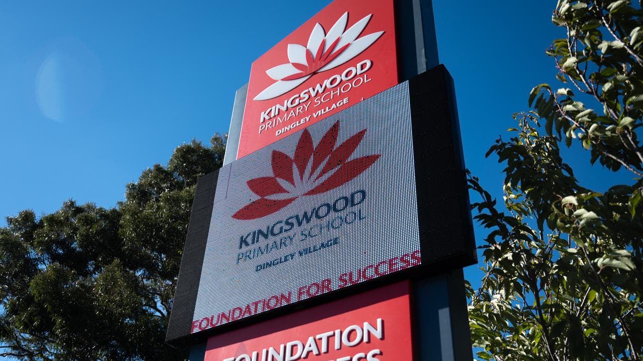 Kingswood Primary School signage (file image)