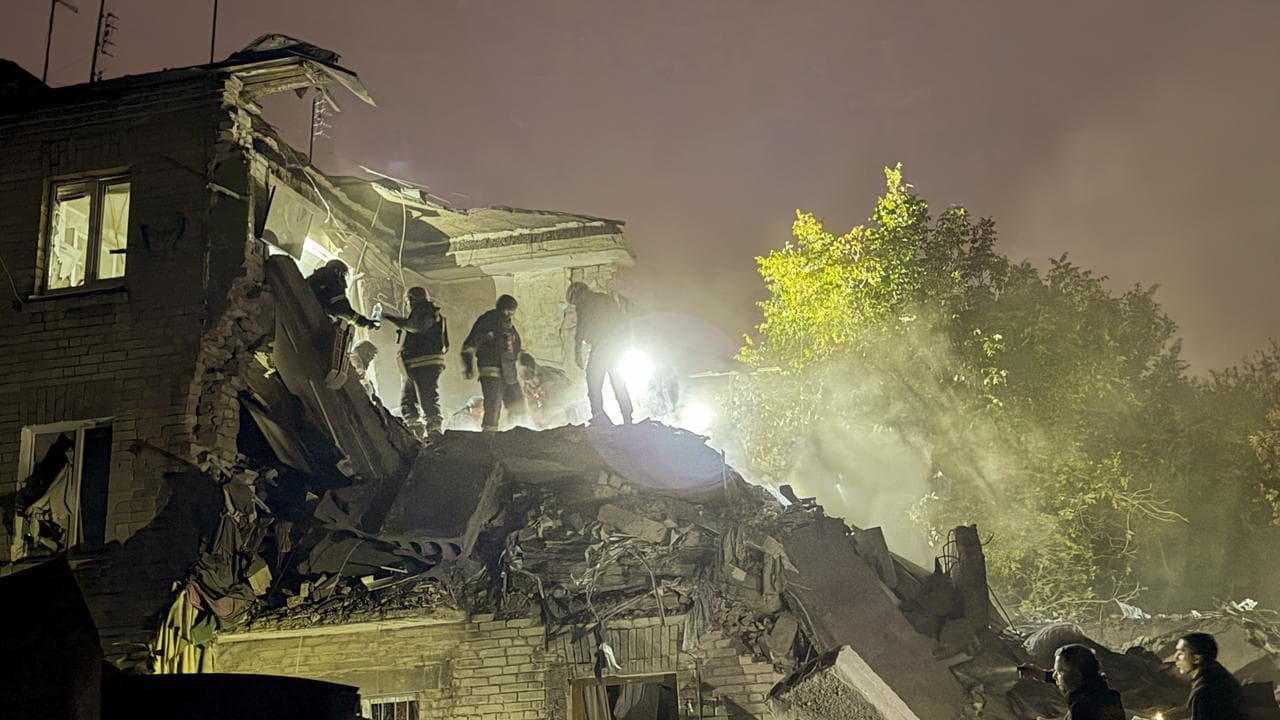 Russian attack in Zaporizhzhia