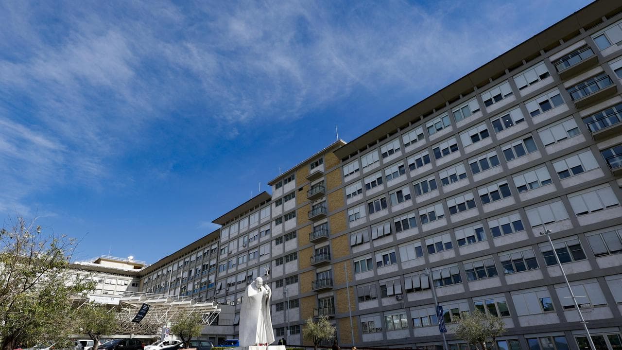 the Gemelli Hospital in Rome, Italy