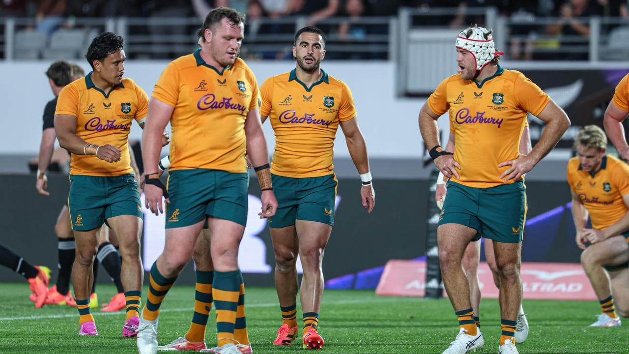 The Wallabies looking maudlin.