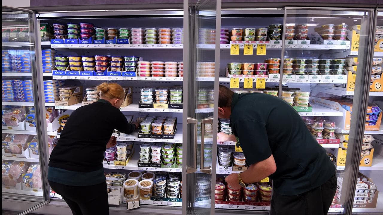 Supermarket fridge
