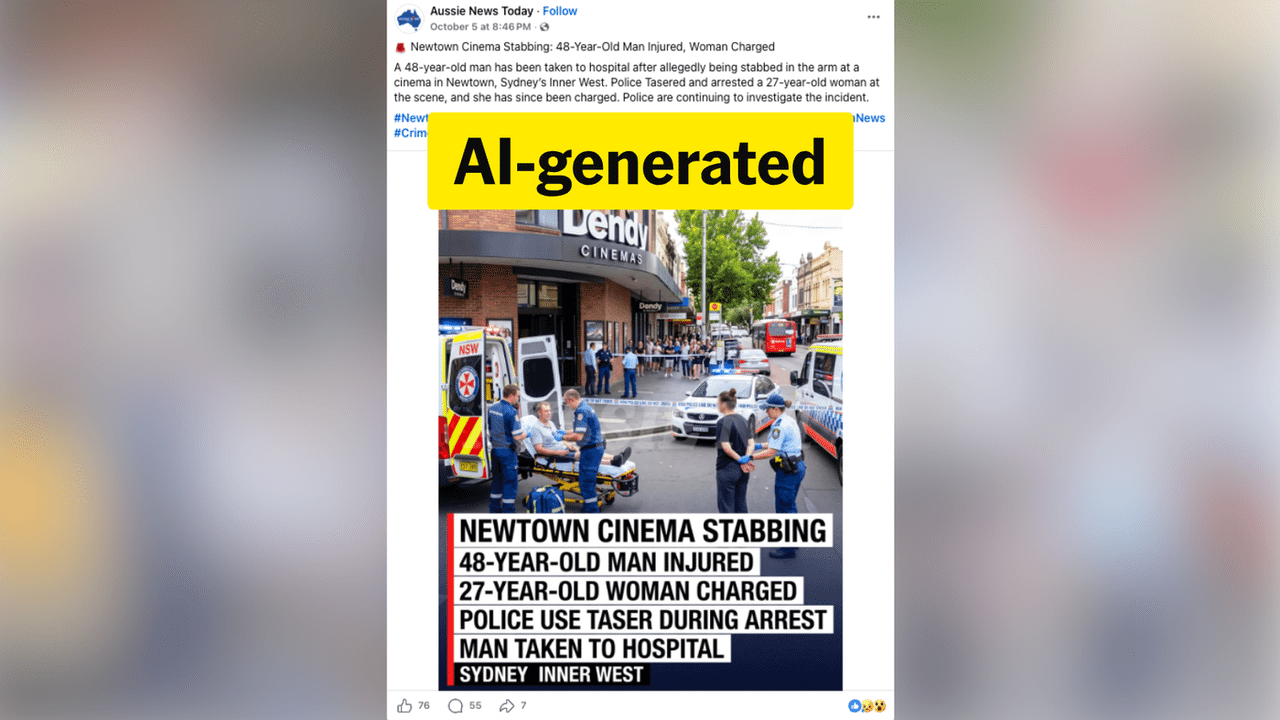 A screenshot of a Facebook post.