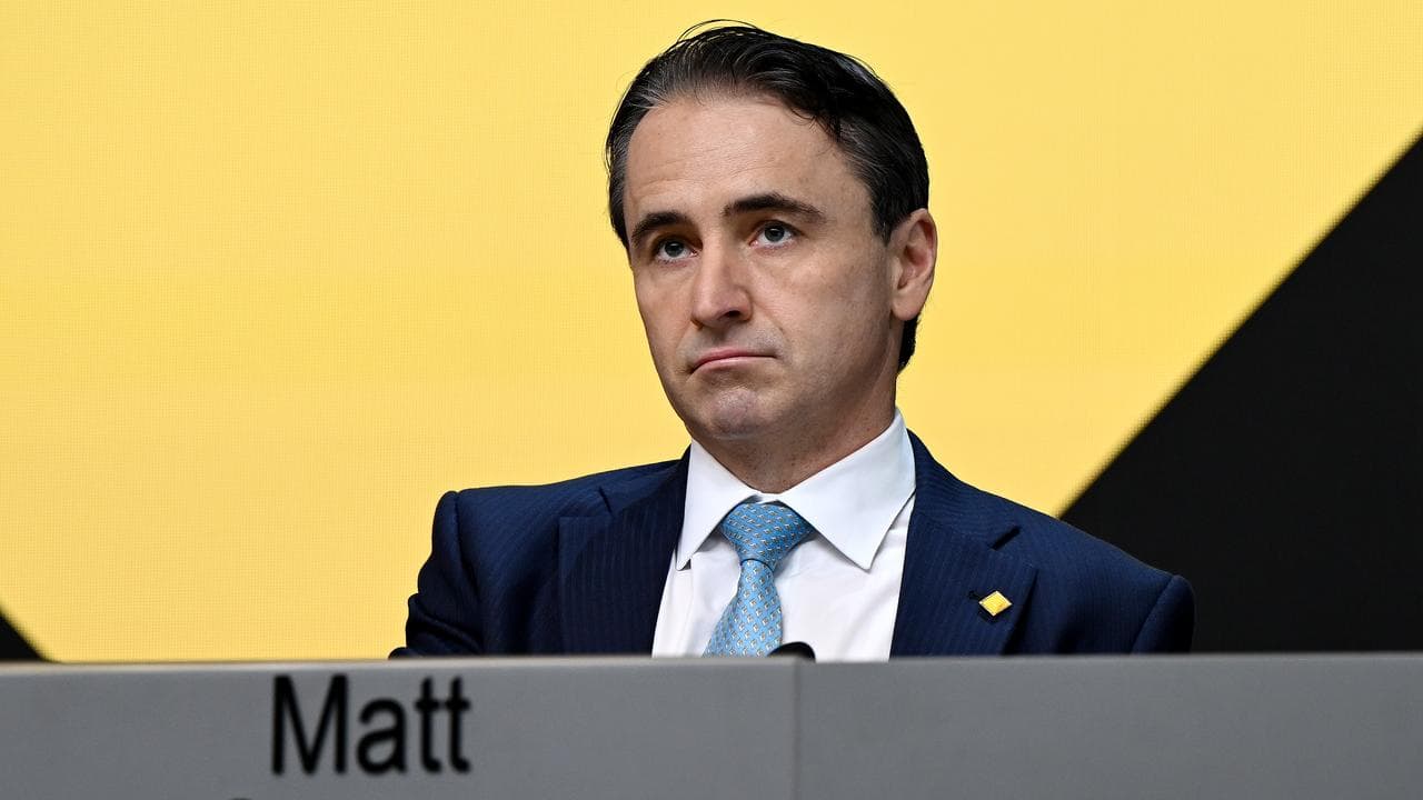 CBA Chief Executive Officer and Managing Director Matt Comyn