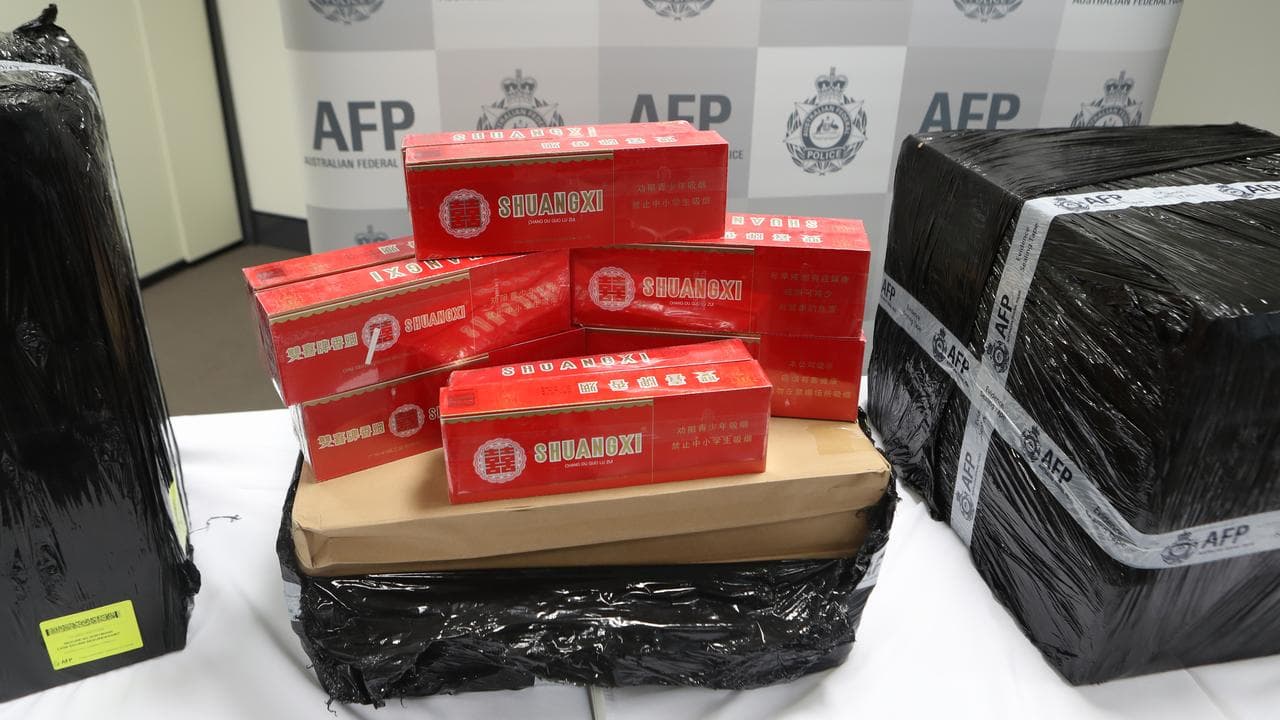 Tobacco seized at the border in 2018.