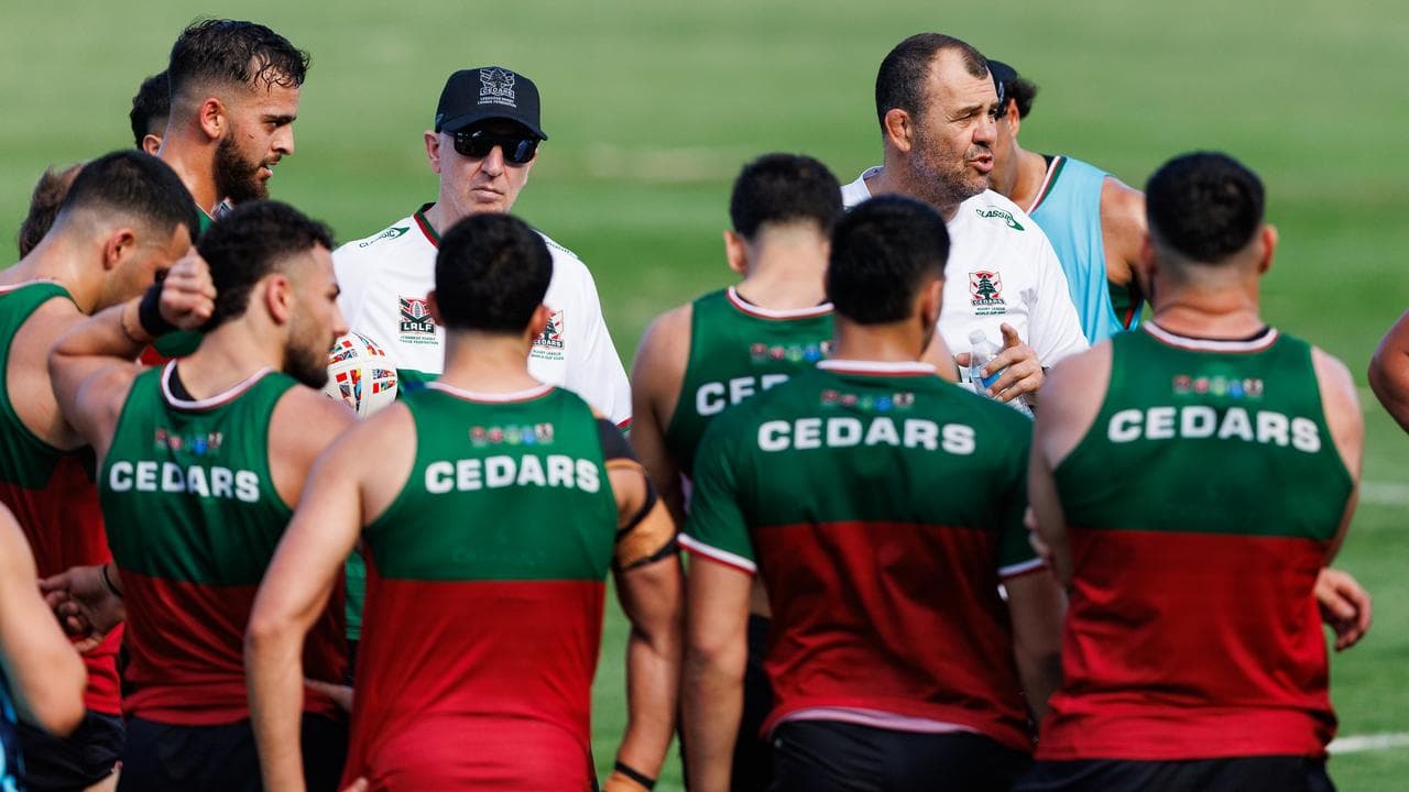 Lebanon head coach Michael Cheika