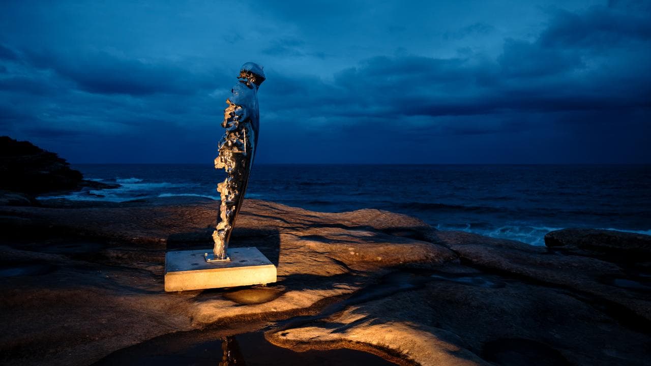 Lu Lu’s Ascent as part of Sculpture by the Sea, Bondi, in Sydney