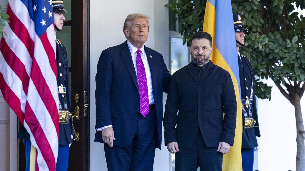 US President Donald Trump and Volodymyr Zelenskiy