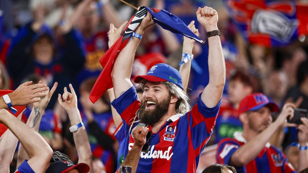 Newcastle Knights fans.