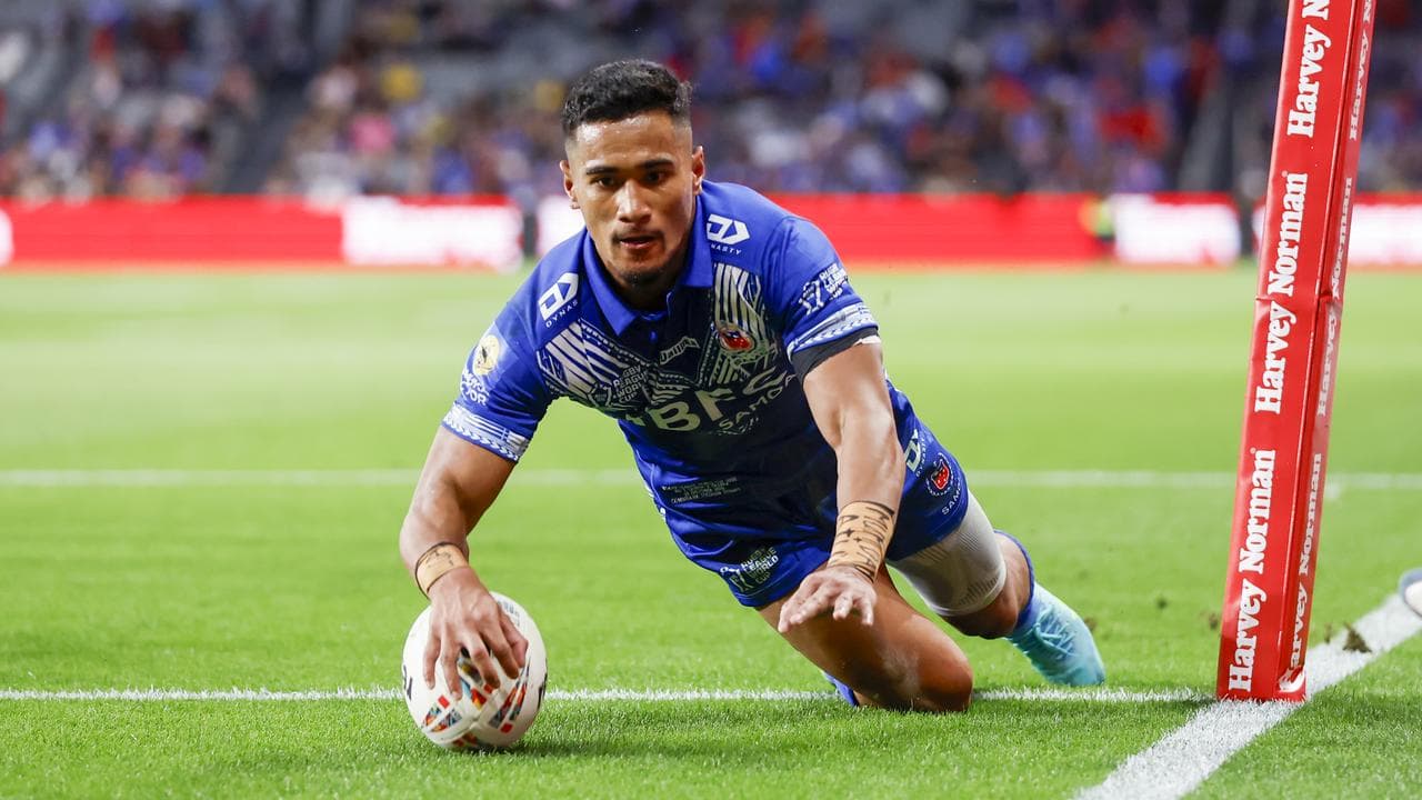 Sualauvi Fa’alogo scores for Samoa 