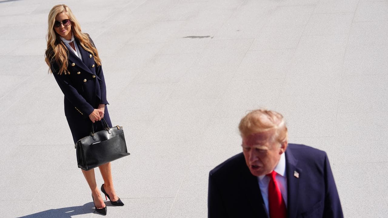Donald Trump and Katie Zacharia