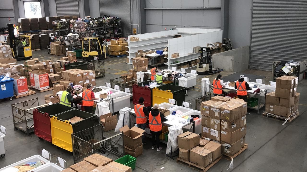 Red Cross annual clothing drive