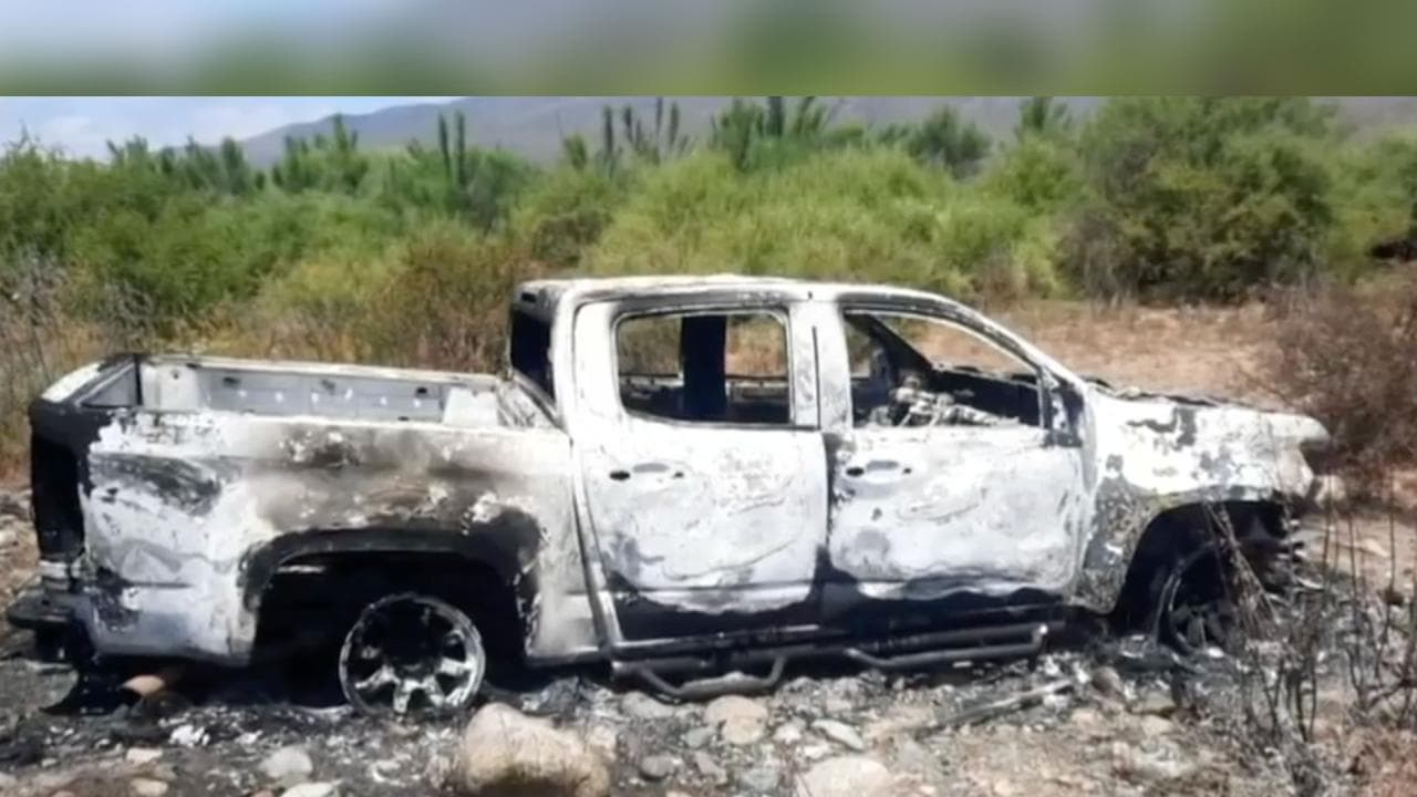 Burnt out ute found in Mexico