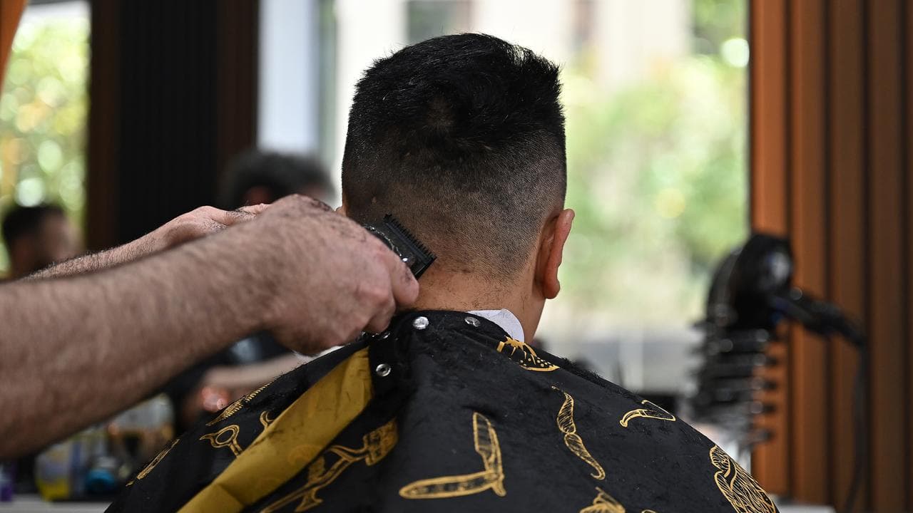 Barber shop.