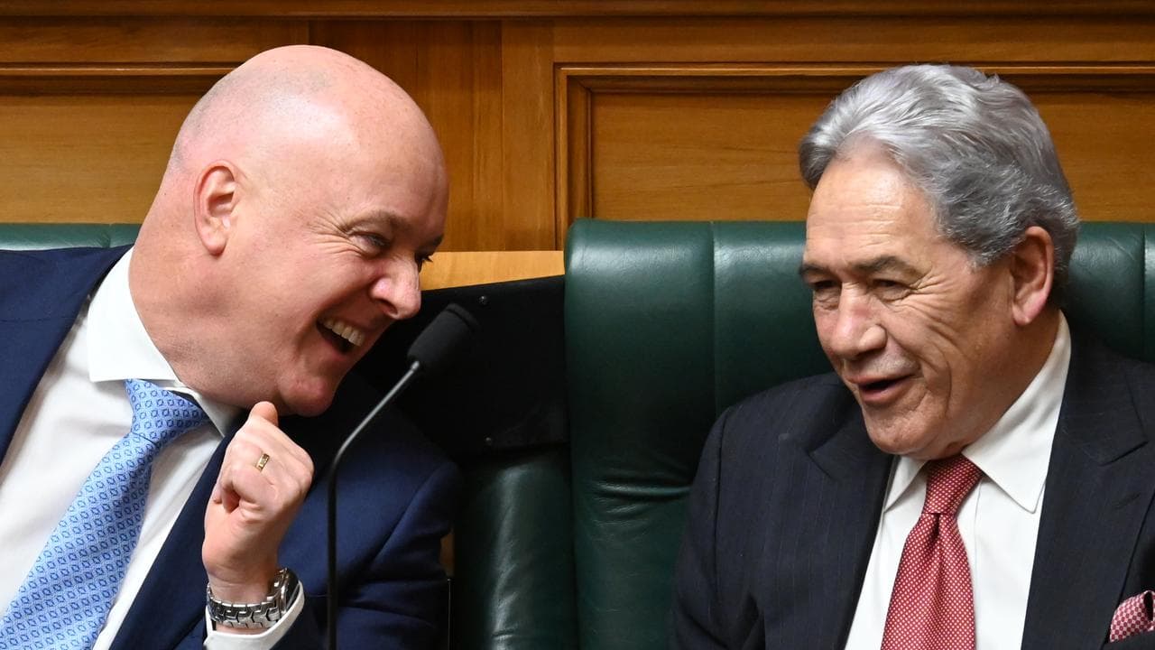 Chris Luxon and Foreign Minister Winston Peters